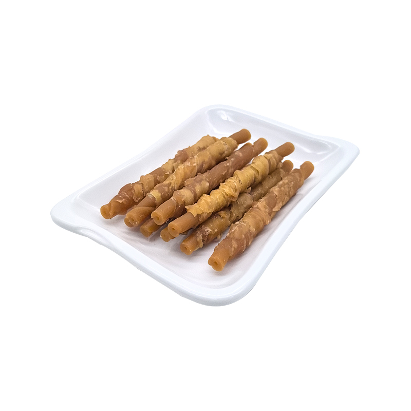 유기농 닭고기 맛 강아지 치아 세척 간식 12cm