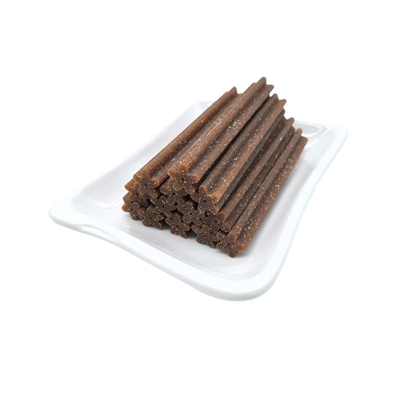 쇠고기 맛 5잎 모양 12cm 오래 지속되는 어금니 간식