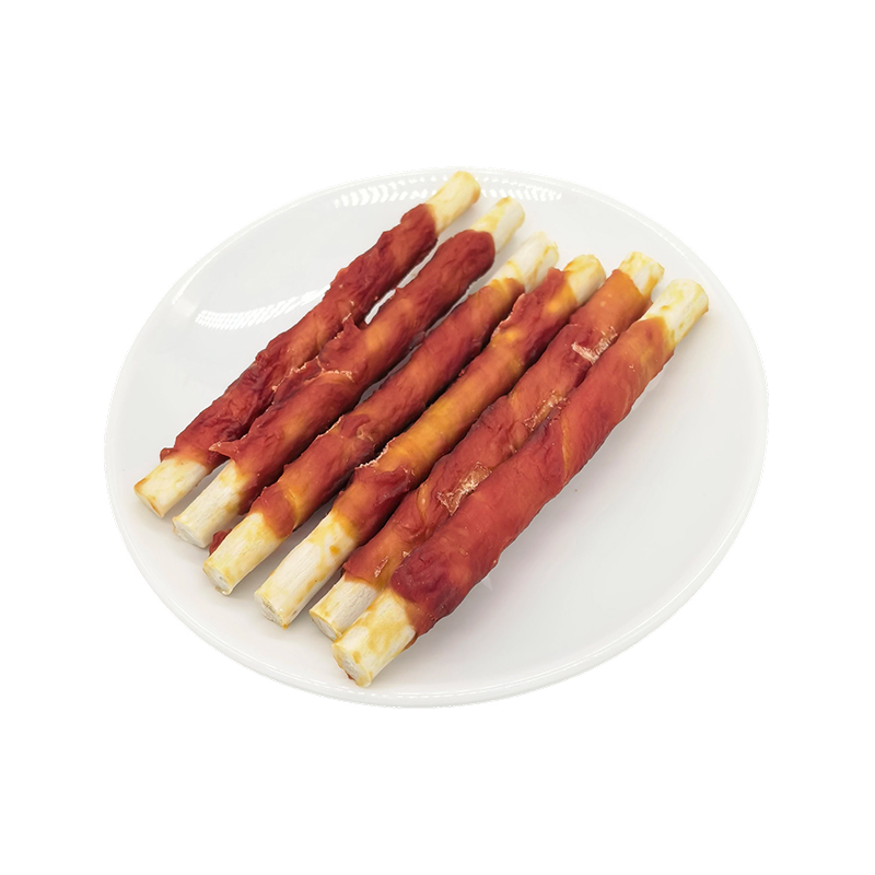오리로 감싼 콜라겐 츄 스틱
