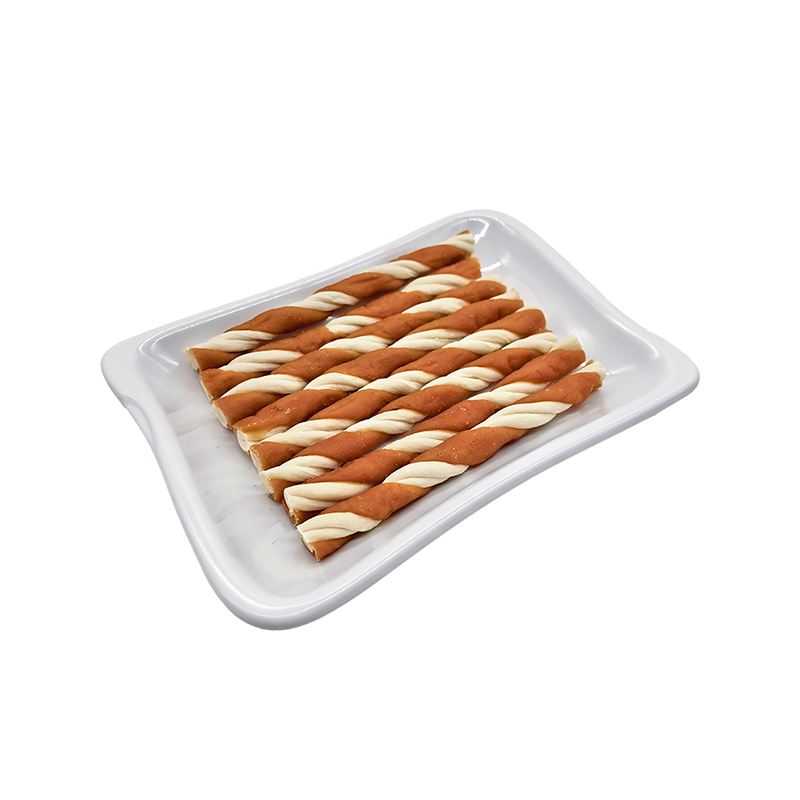Chicken-Wrapped Twisted High Collagen Chew Sticks