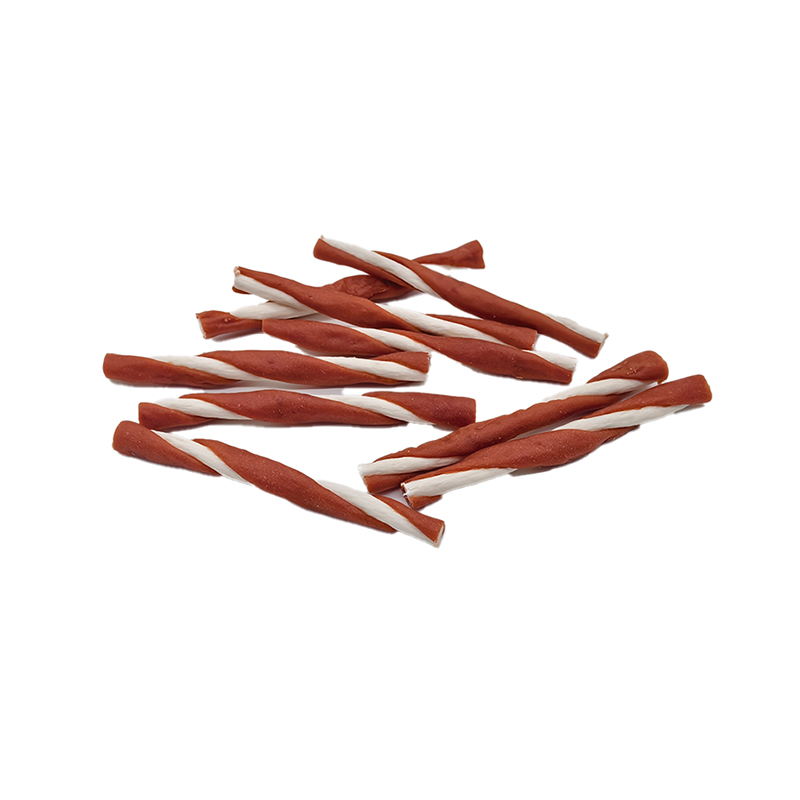 Duck Meat-Wrapped Twisted Collagen Chew Sticks